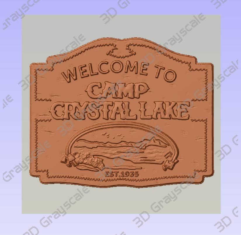 Camp Crystal Lake Sign Preview Camp Crystal Lake Sign Preview