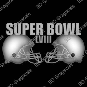 Superbowl LVIII Clashing Helmets - Heightmap Download
