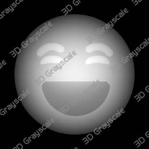 Happy Smile Emoji - Heightmap Download