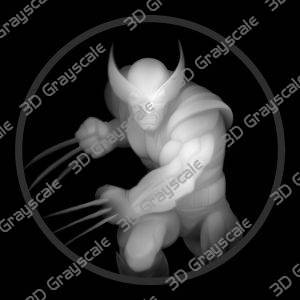 Wolverine From Marvel's X-Men Comics - Heightmap Download