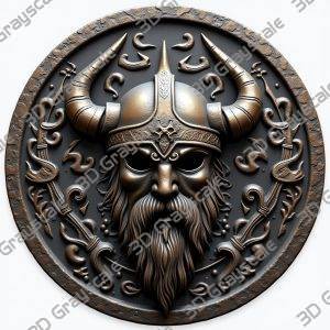 Vikings fury Coin - Heightmap Download