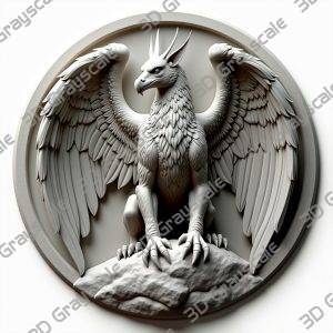 Griffin's Majesty Coin - Heightmap Download