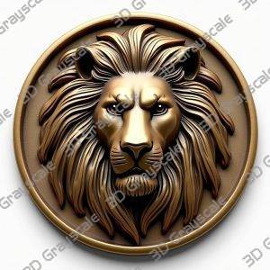 Lion's Pride Coin - Heightmap Download